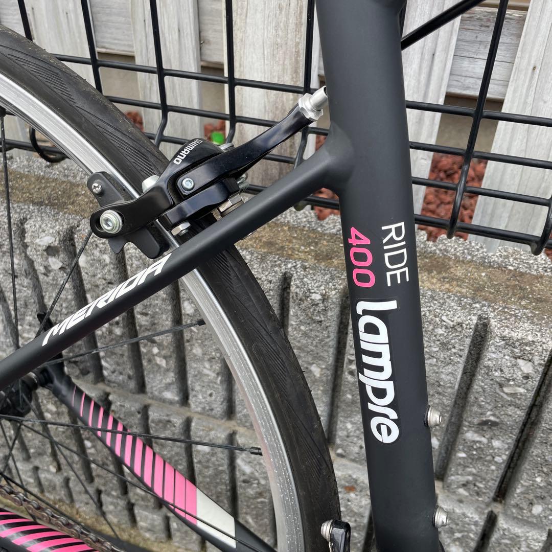 MERIDAロードバイクRIDE400 lampre 2✕11速 超美車送料無料