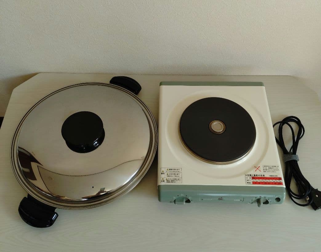 値下げクッキングコンロ　ホットプレート　しばのキッチン