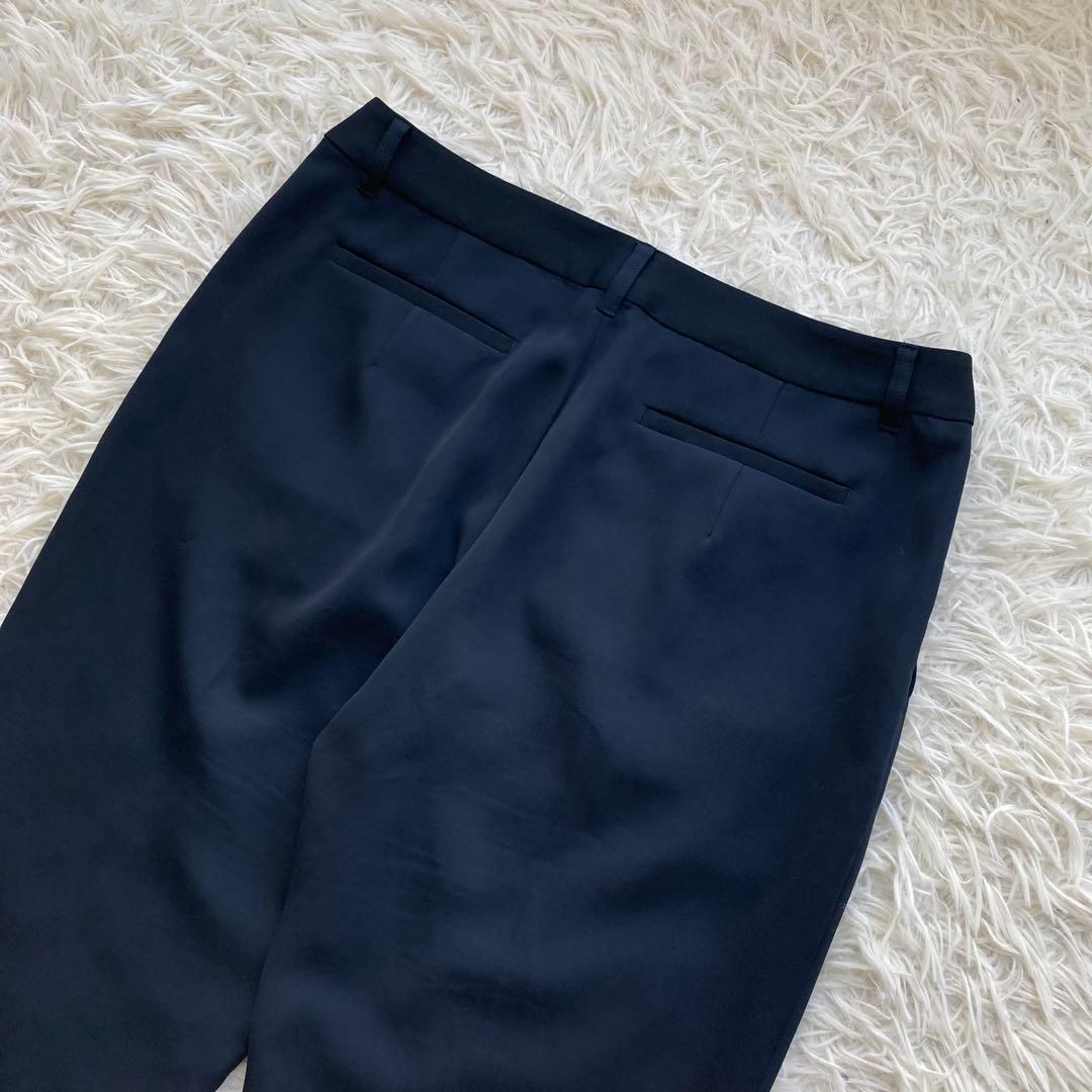 【美品】 PLST ノーカラージャケット パンツスーツ セットアップ Lサイズ