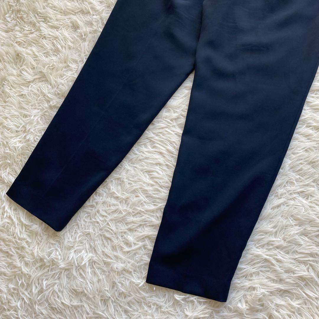 【美品】 PLST ノーカラージャケット パンツスーツ セットアップ Lサイズ