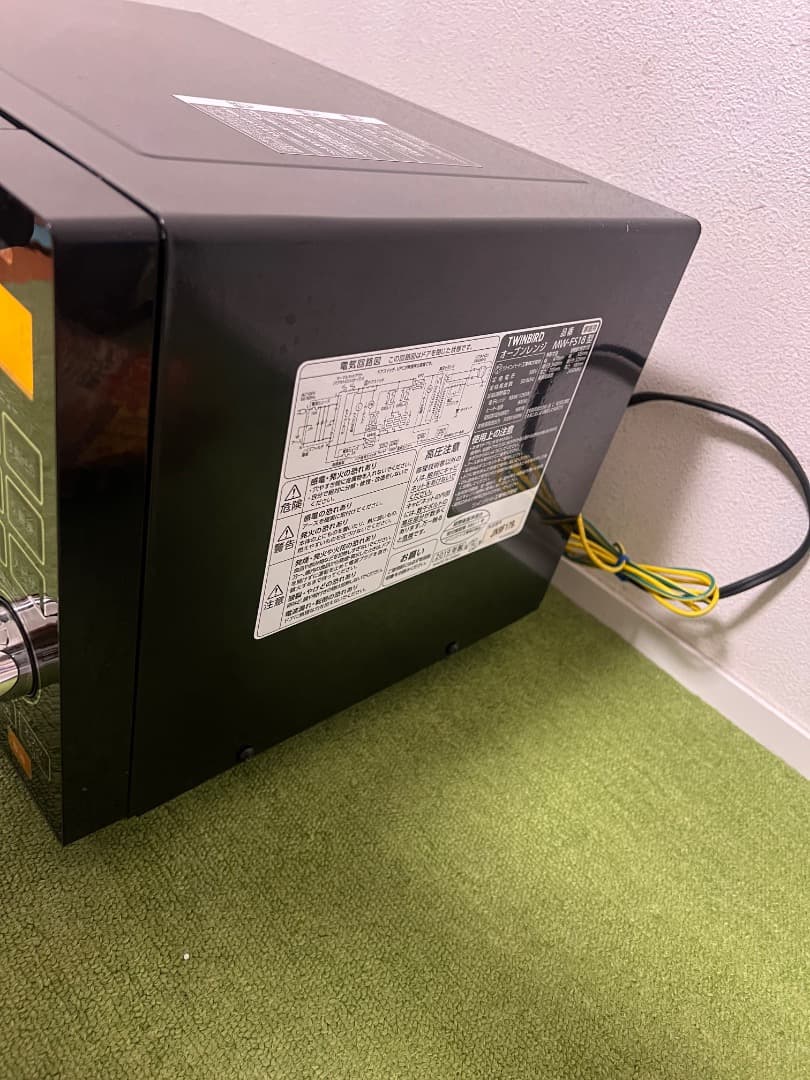 TWINBIRD オーブンレンジ 2019年製 電子レンジMW-FS18B
