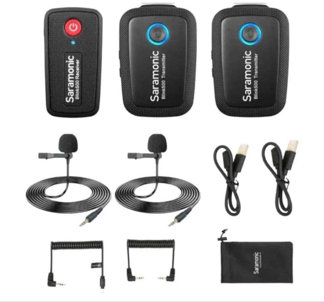 Saramonic Blink500 ワイヤレスマイク　2人用