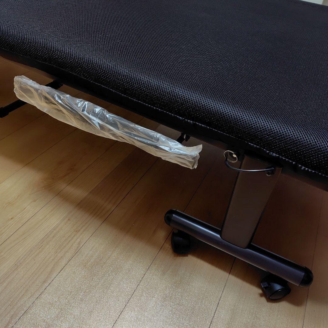 【直接引渡し希望】山善　YAMAZEN　折りたたみ　ベッド　シングル　ブラック