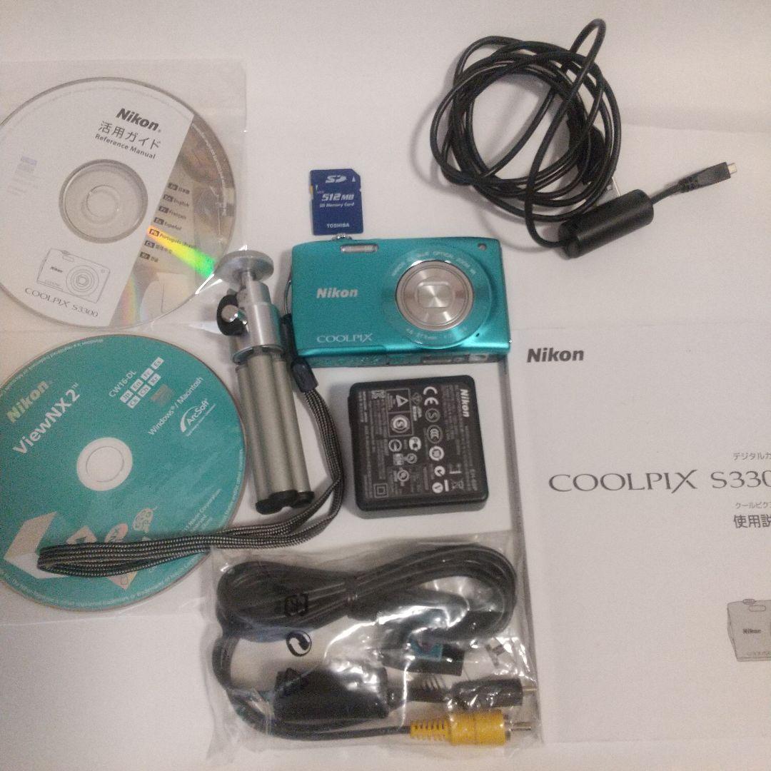 Nikon COOLPIX S3300 アクアブルー