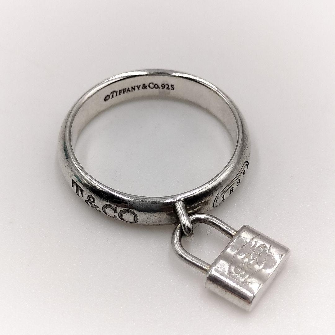 ティファニー カデナロックリング 南京錠 チャームSV925 11号1837