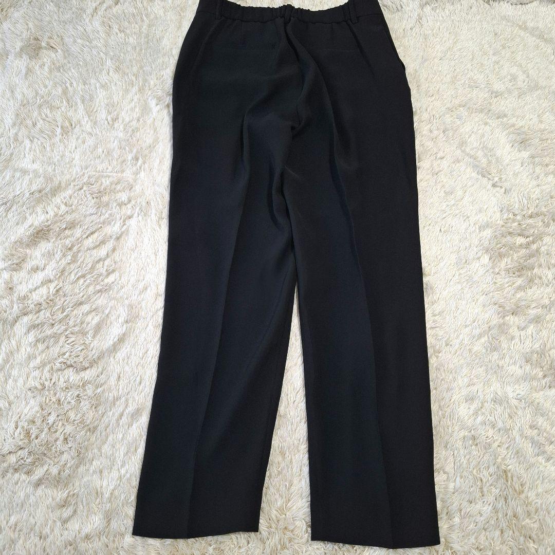 AOKI MeWORK 洗える スーツセットアップ ストレッチ パンツ ブラック