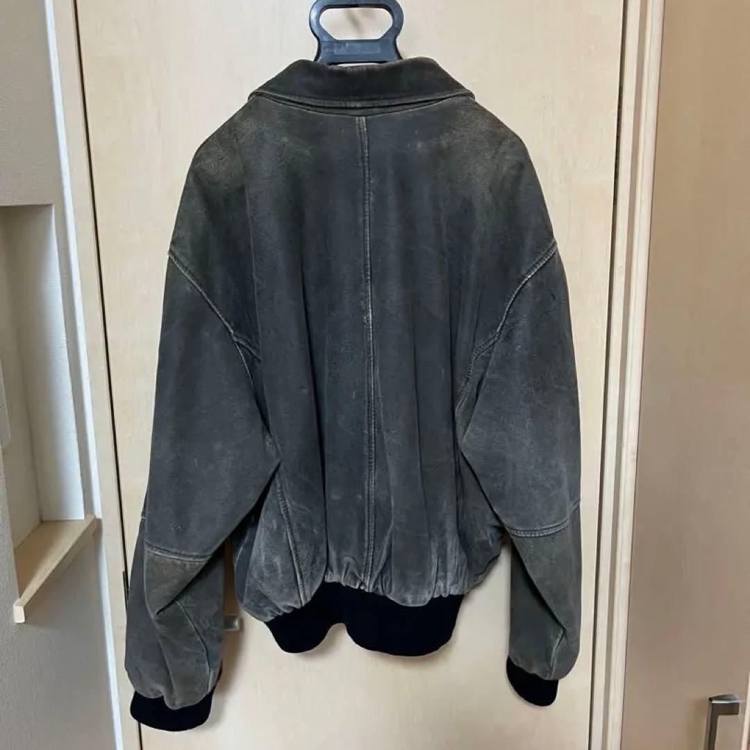 80sスウェードレザージャケット