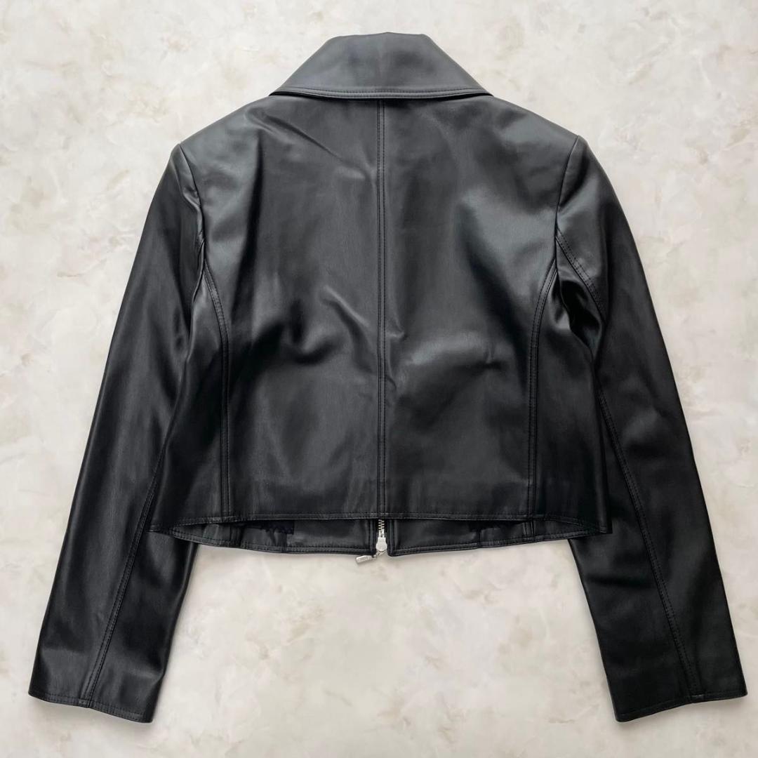 【新品】FOXEY NEW YORK ライダースジャケット シングル　38 M