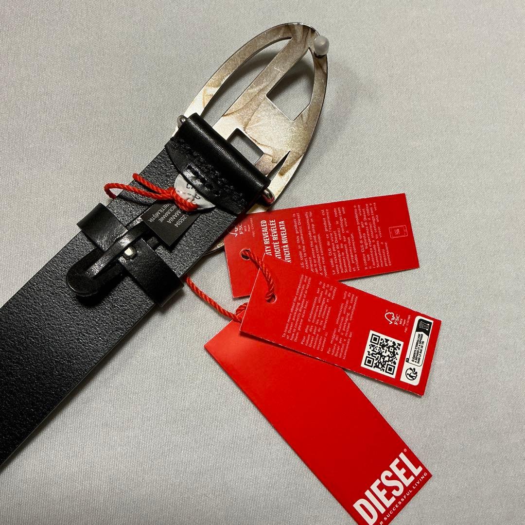 洗練されたデザイン DIESEL　Dロゴベルト　B -1DR 訳あり75
