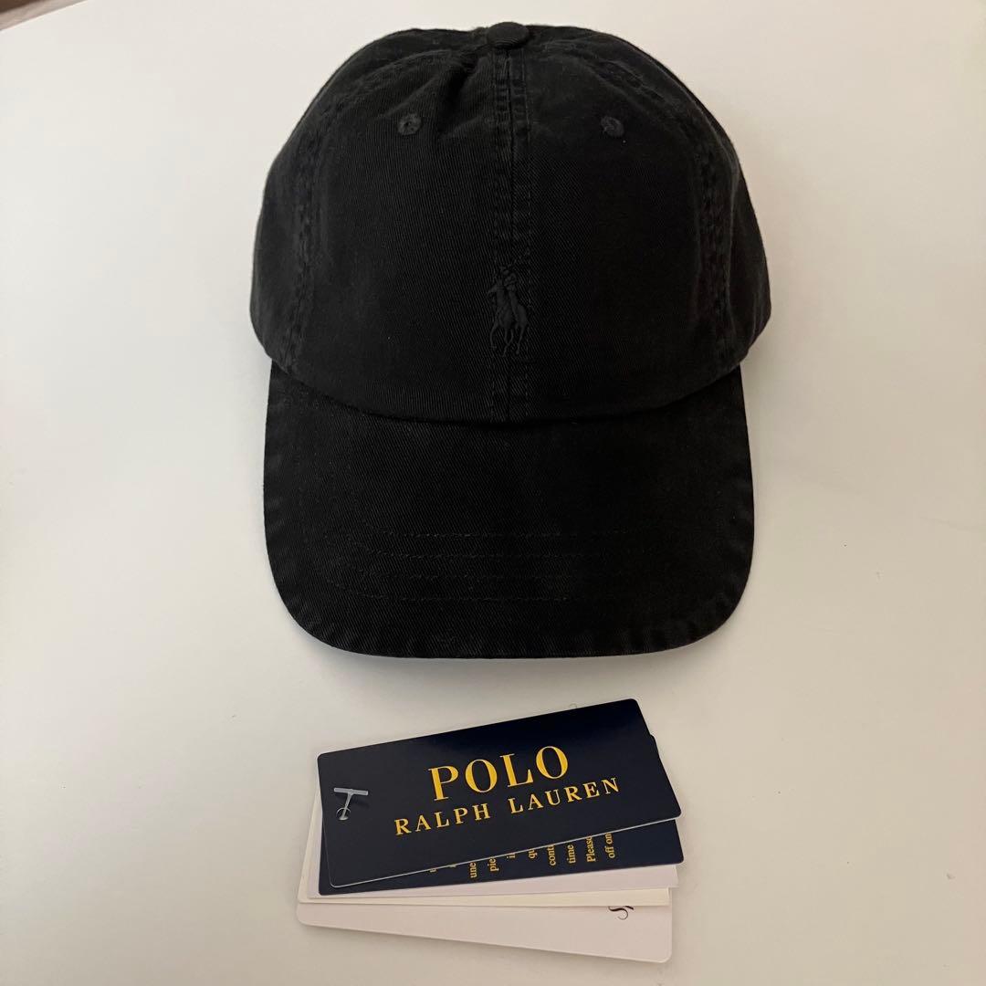 【未使用】ラルフローレン キャップ POLO BLACK ブラック
