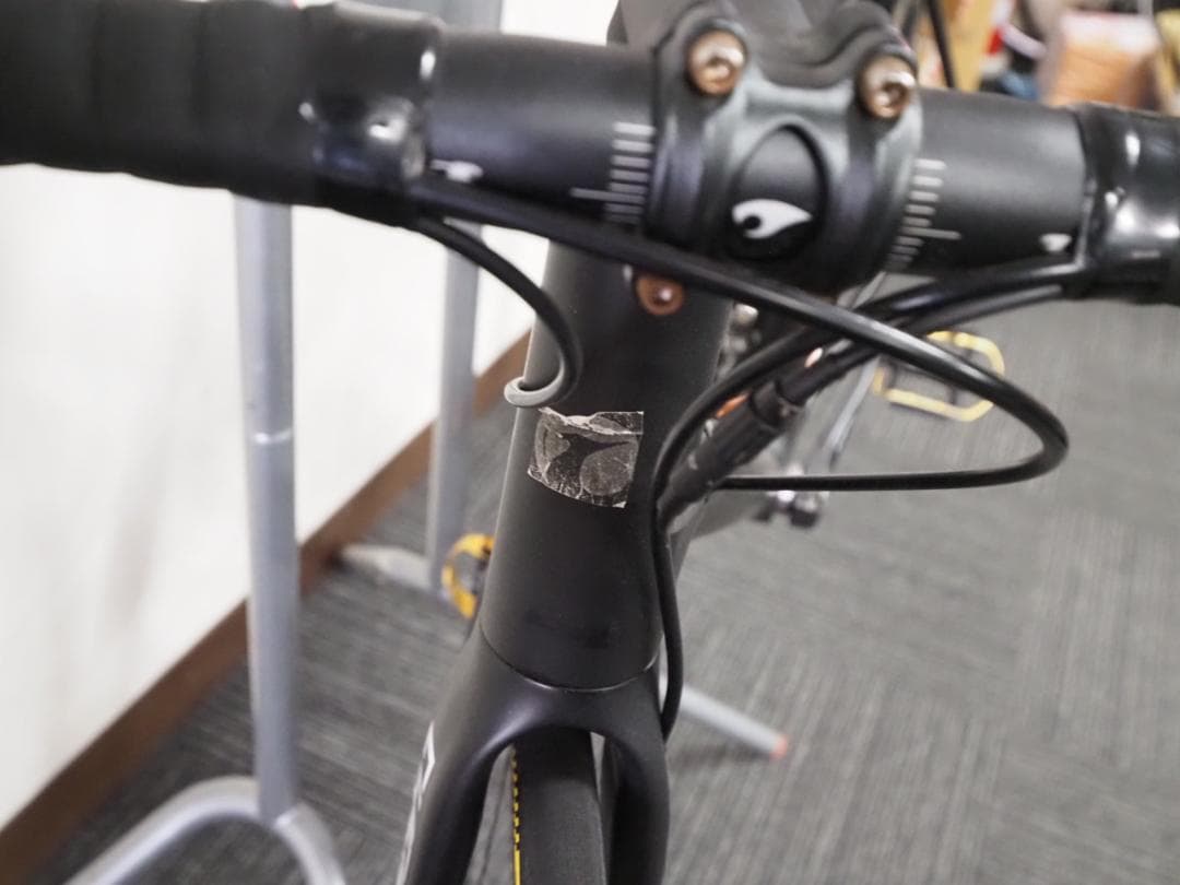 走行50キロ 毘沙 ５号 M カーボンフレーム ディスクブレーキ エアロスポーク