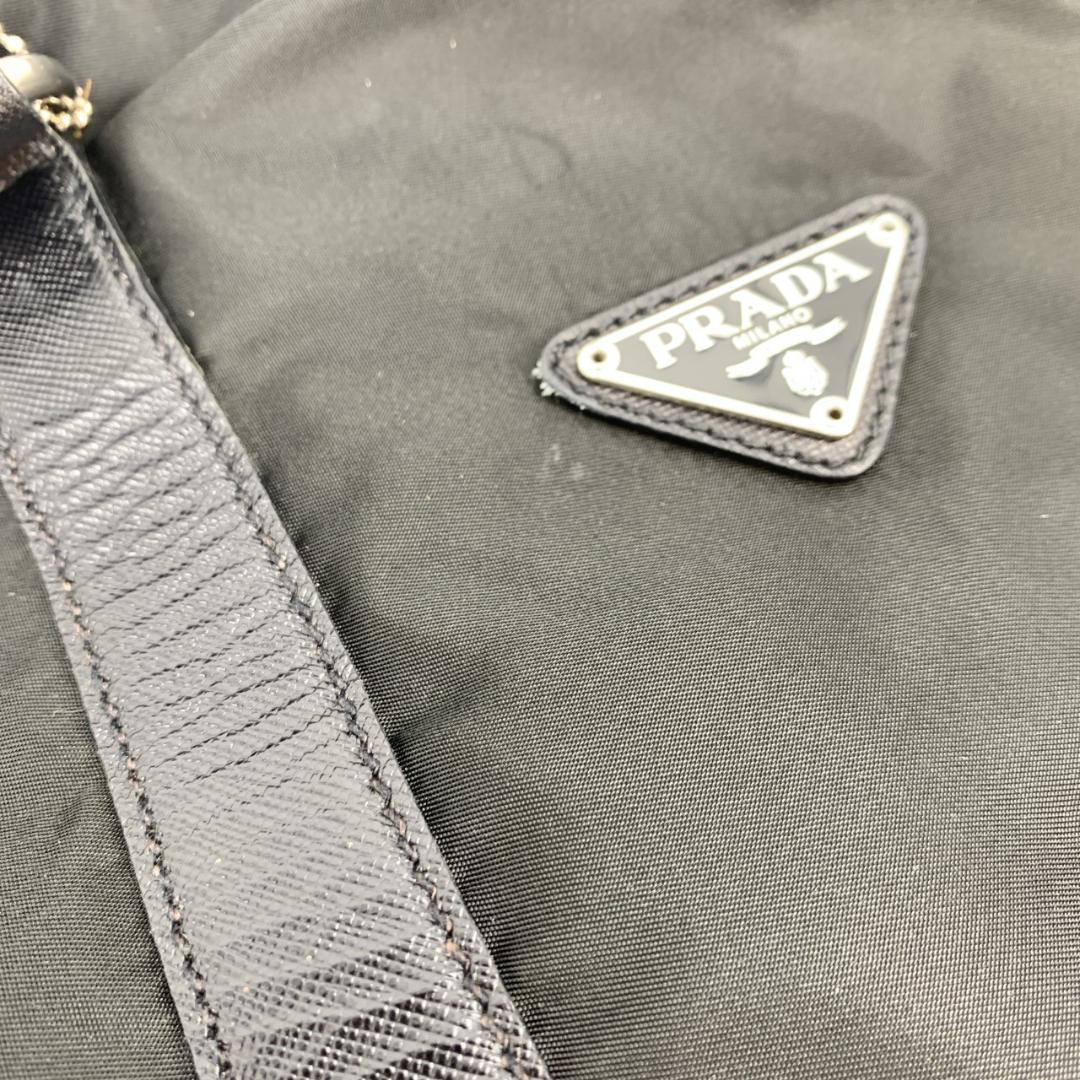プラダ V20 ボストンバッグ ユニセックス 三角ロゴ 大容量 白タグ