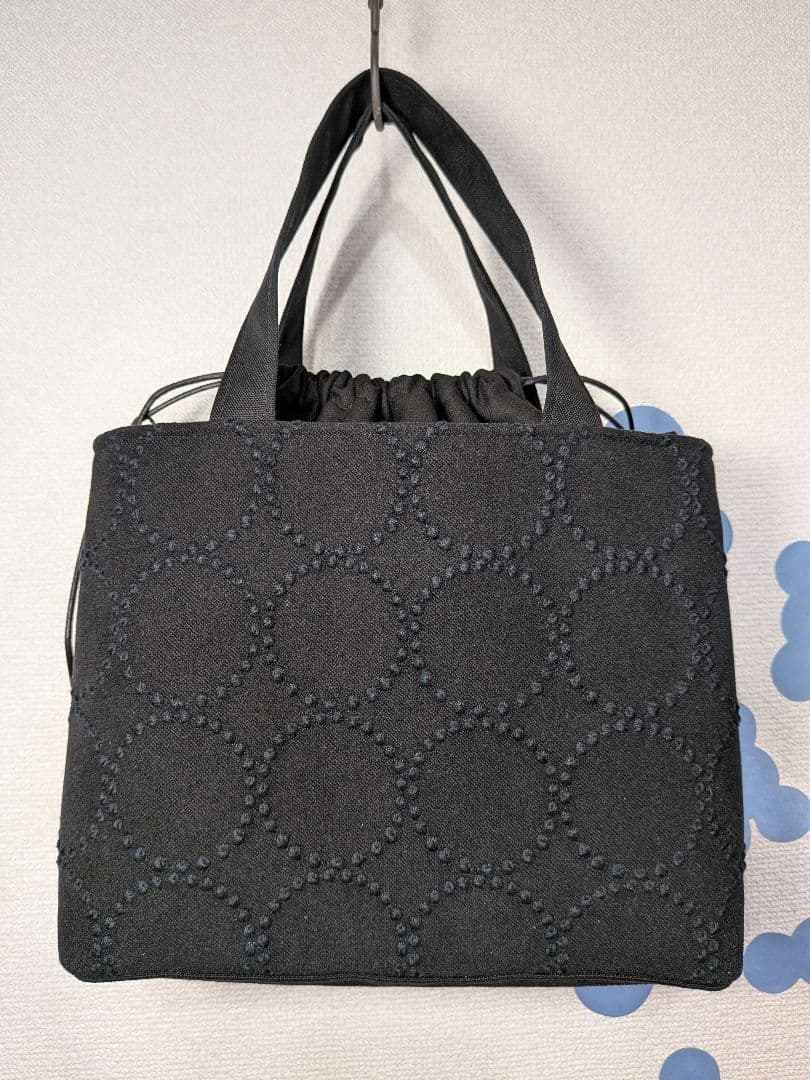 あおり巾着トートバッグ×ミナペルホネン