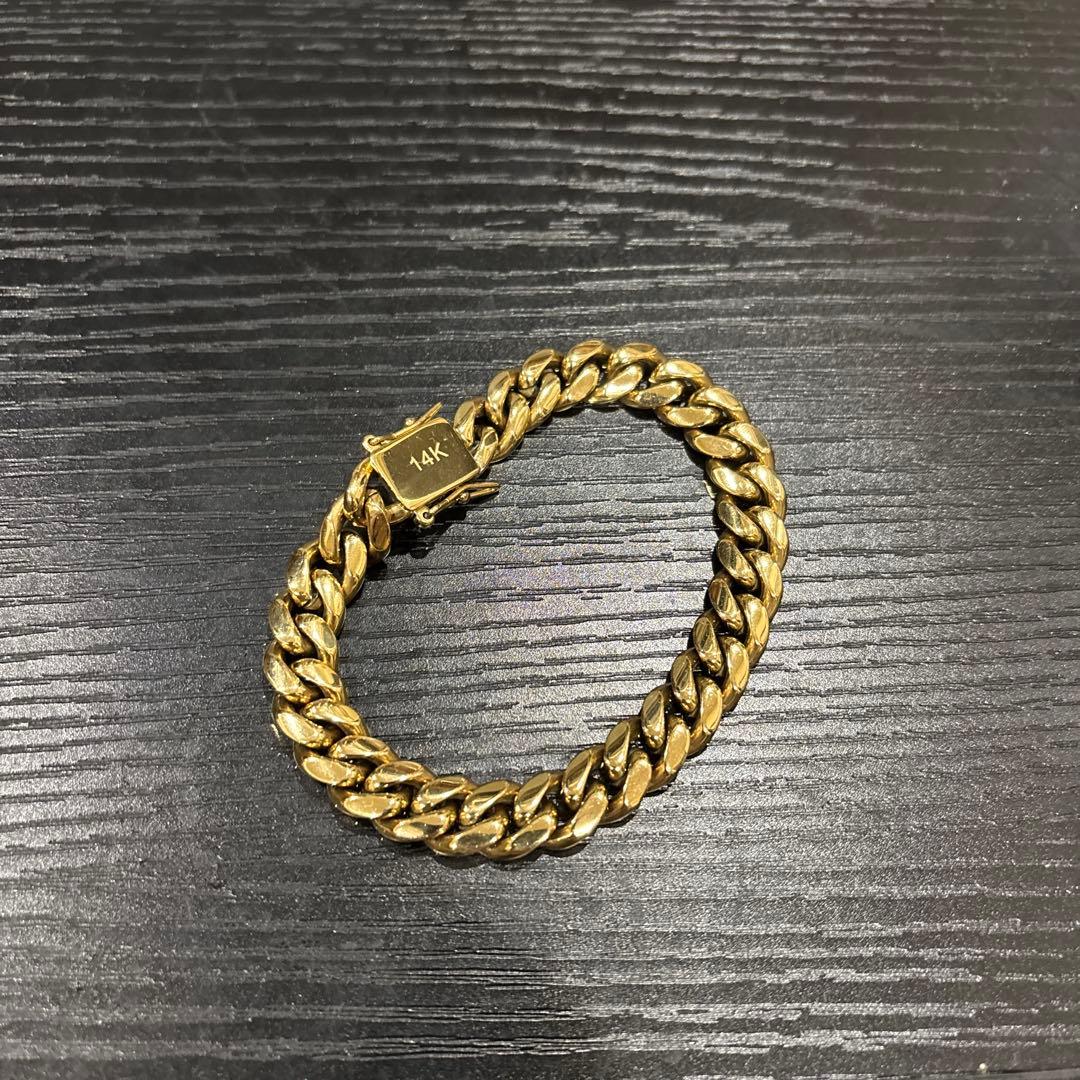 最終値下げ　喜平　ブレスレット　ゴールド　14Kgf