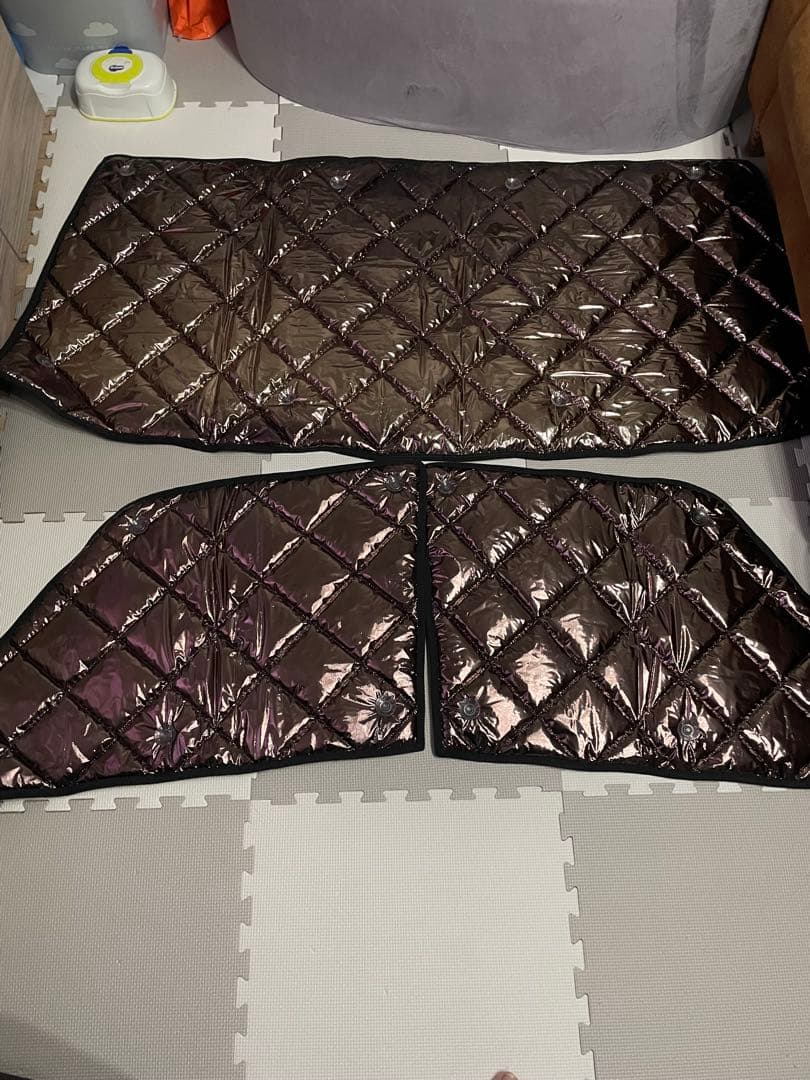 ランクル60 サンシェード　一台分　ブラッキー／ブラック　観音開き