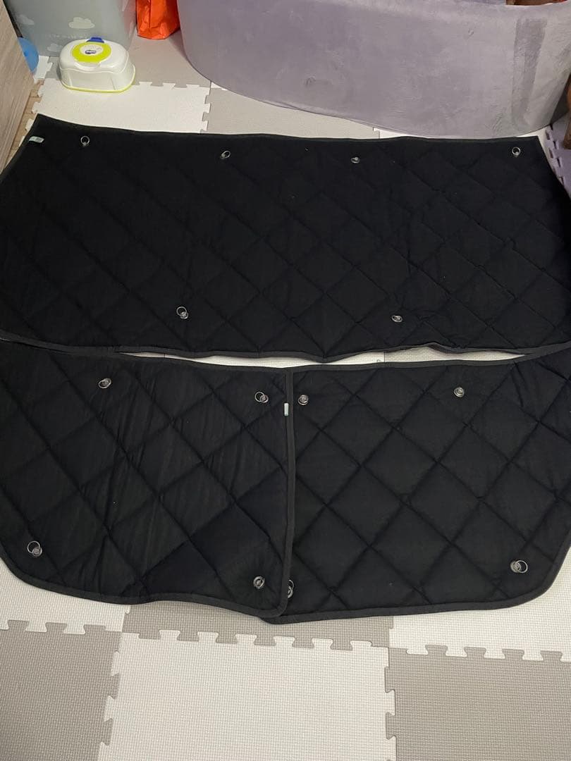 ランクル60 サンシェード　一台分　ブラッキー／ブラック　観音開き