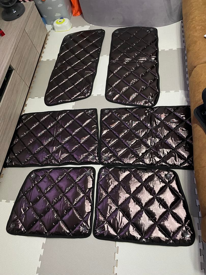 ランクル60 サンシェード　一台分　ブラッキー／ブラック　観音開き