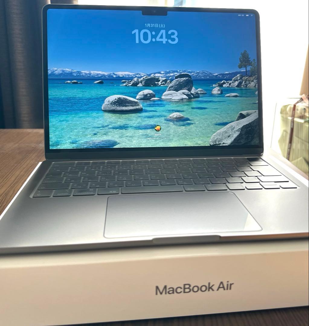 【美品】MacBook Air M3 16GB 256GB マウスおまけ