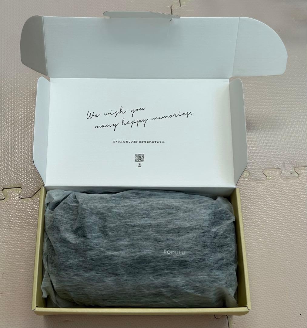 【新品未使用】POMULU ポムル　ブラック ヒップシート ショルダーバッグ