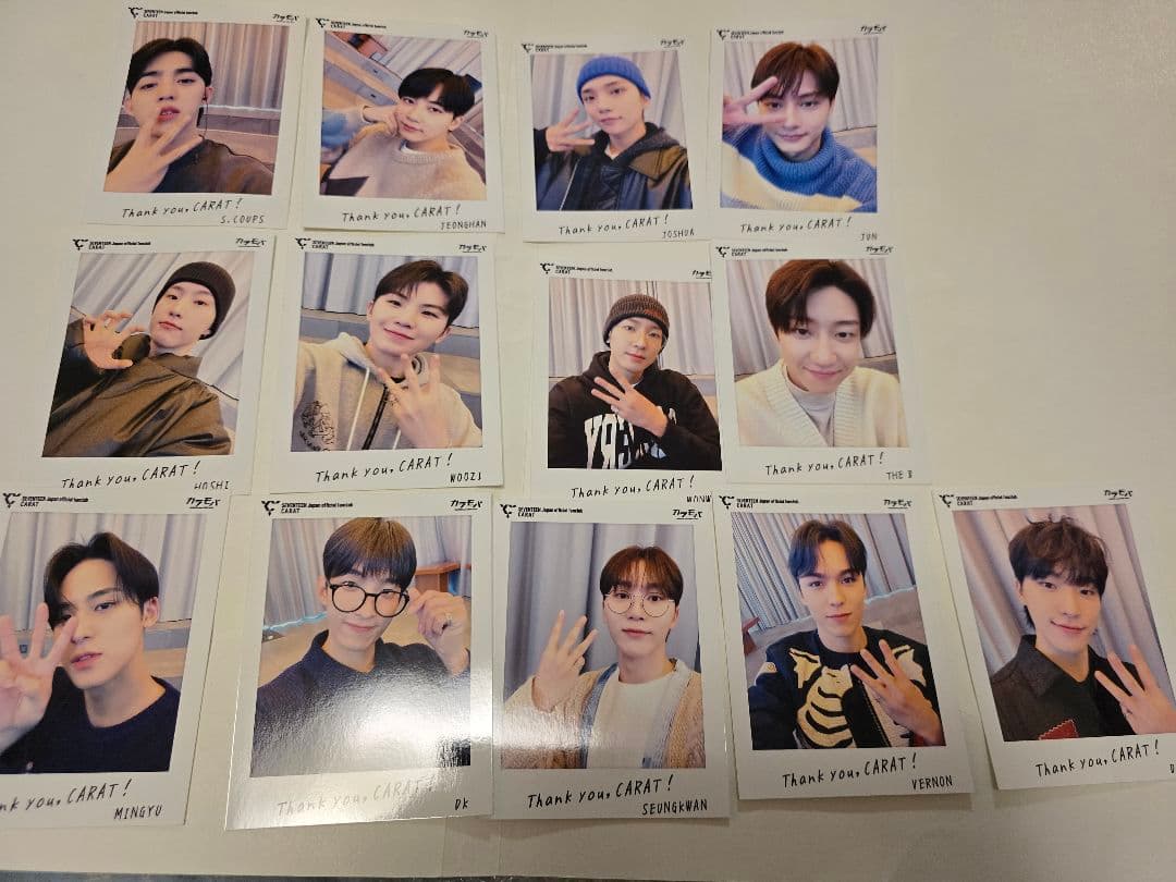 SEVENTEEN CARAT カラモバ 2022 W会員 ポロライド風写真