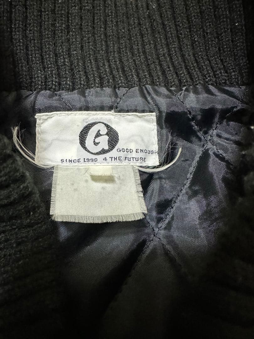 GOOD ENOUGH 90s ダービージャケット グッドイナフ 希少 ブラック
