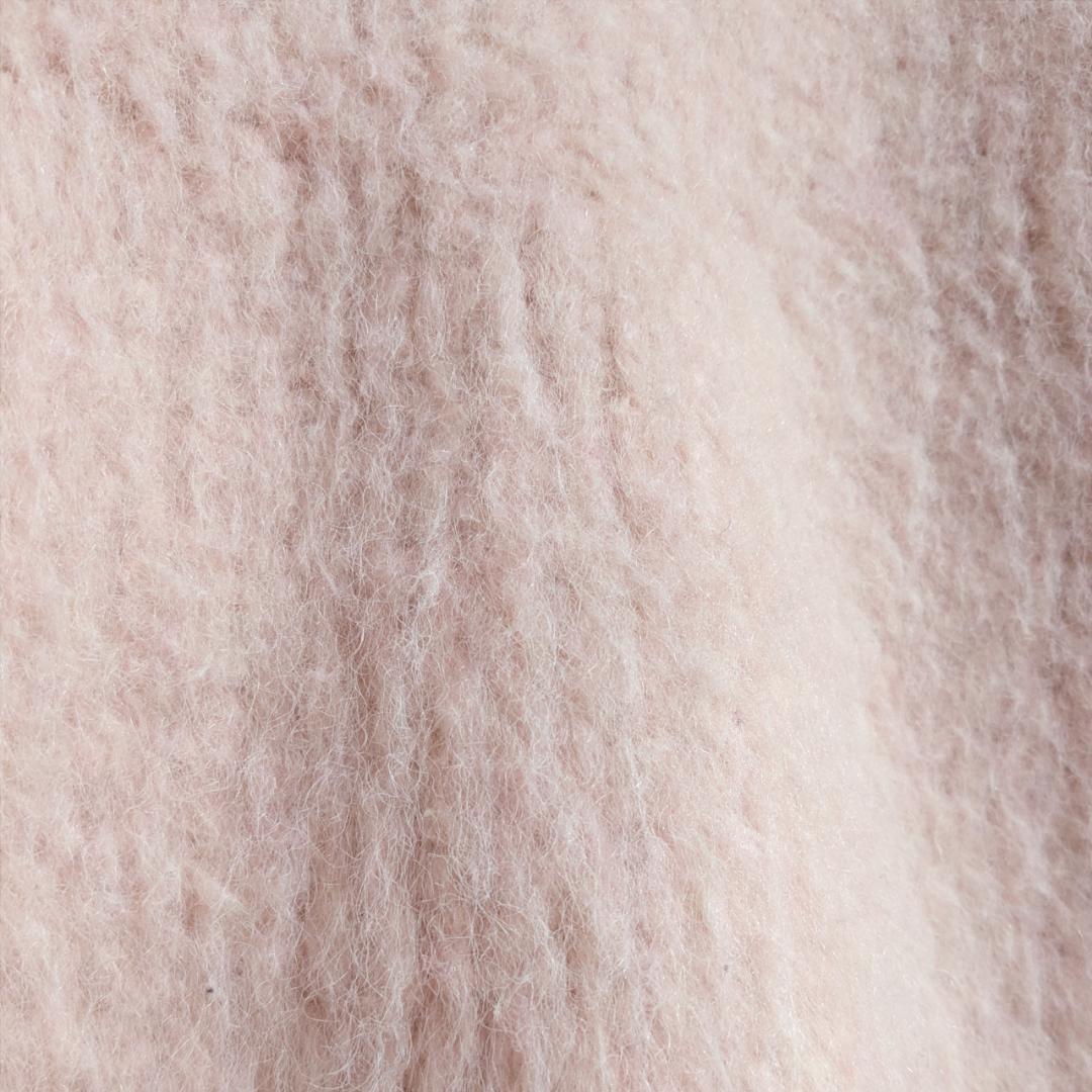 まりっぺ様Whim Gazette ミックスヤーンクルーネックニットプルオーバー