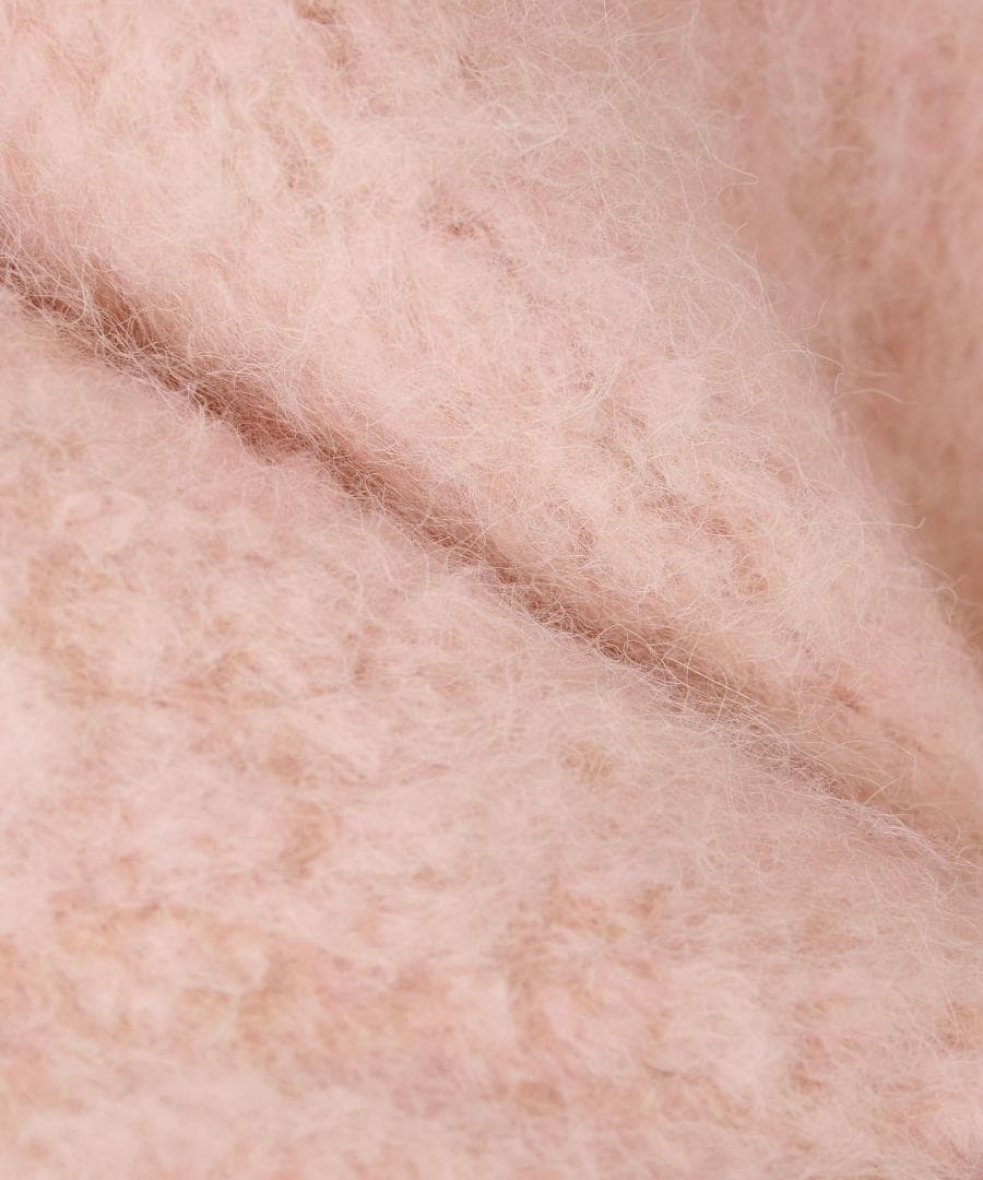 まりっぺ様Whim Gazette ミックスヤーンクルーネックニットプルオーバー