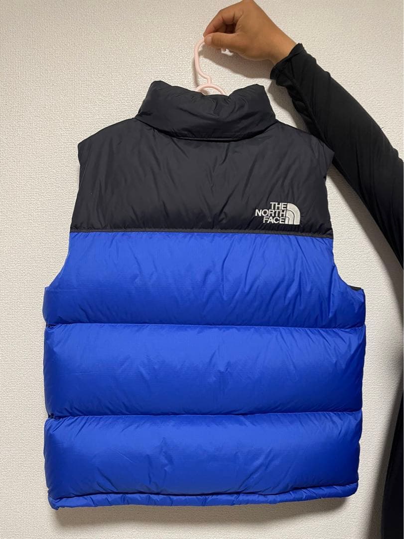 THE NORTH FACE ダウンベスト 青/黒