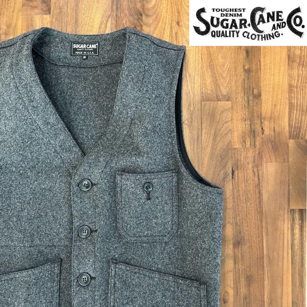 の*り様 シュガーケーン ウール ベスト M Sugar Cane WOOL V