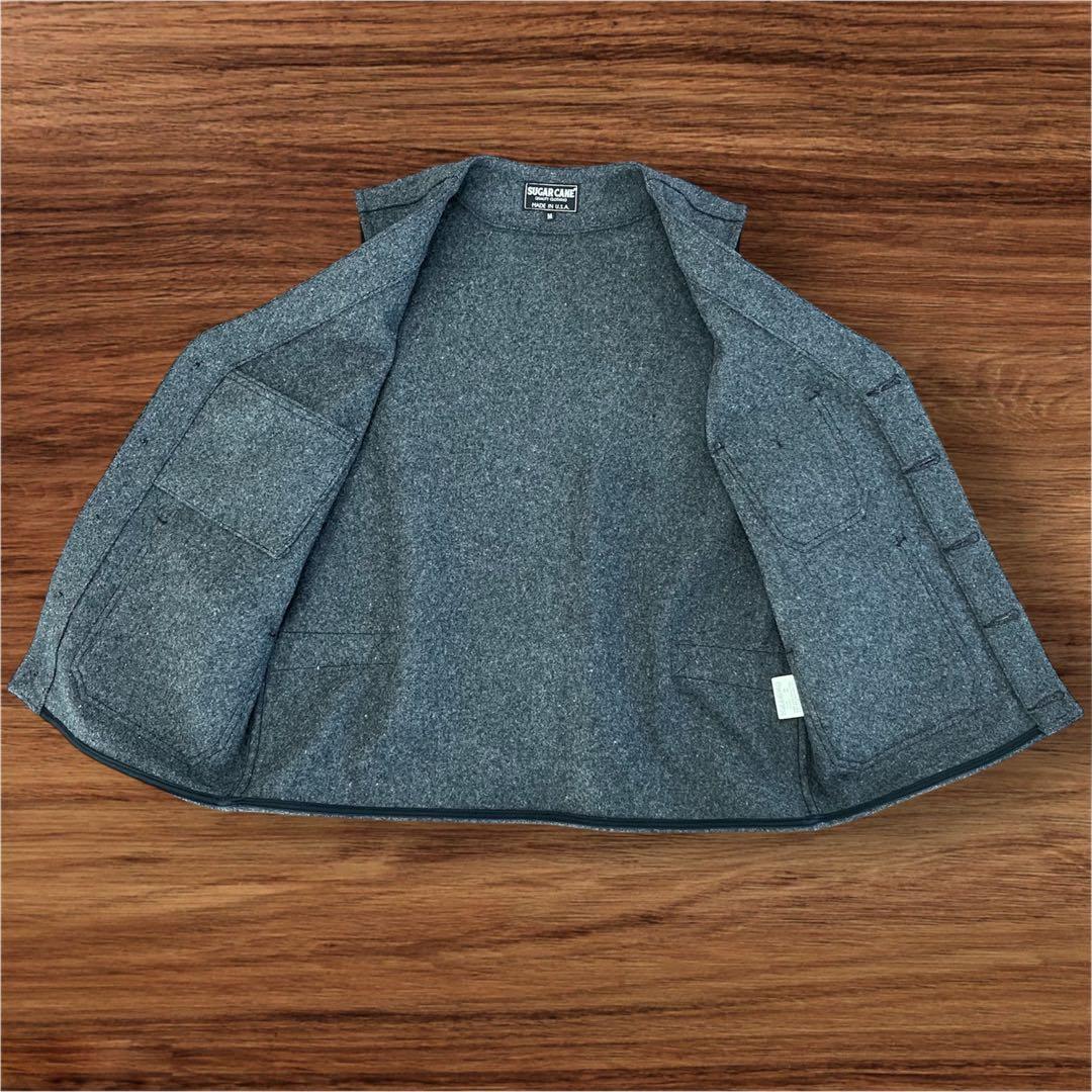 の*り様 シュガーケーン ウール ベスト M Sugar Cane WOOL V
