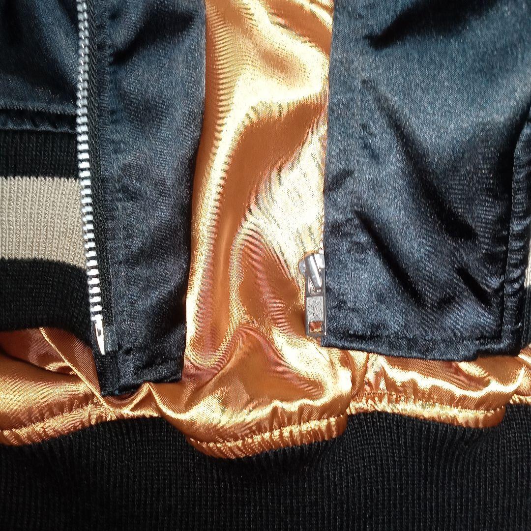 三笠謹製 オリジナルスカジャン 薄手 日本製 ブラック