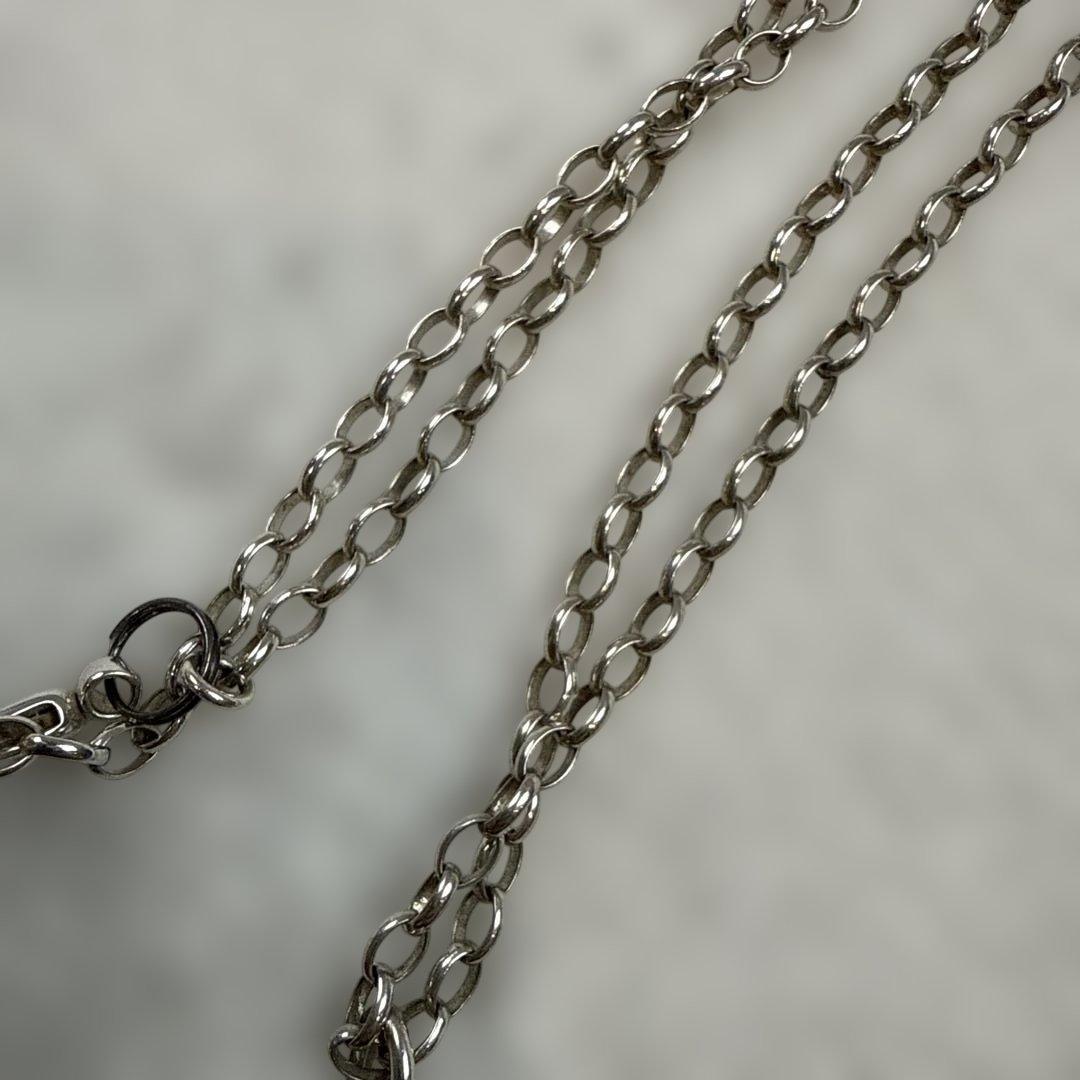 グッチGUCCI インターロッキングトップ　シルバー925ネックレス