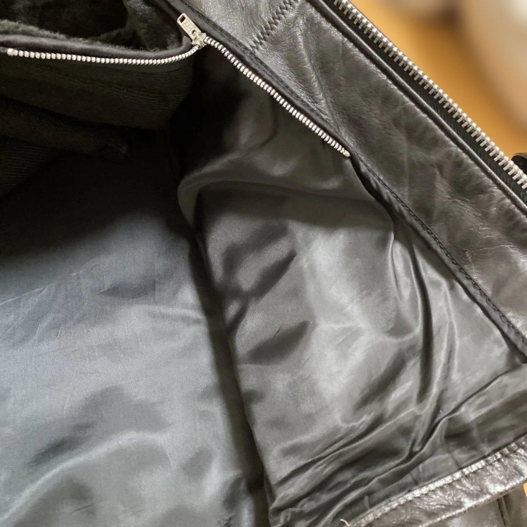 訳ありschott ショット641シングルライダース ボアライナー付 38