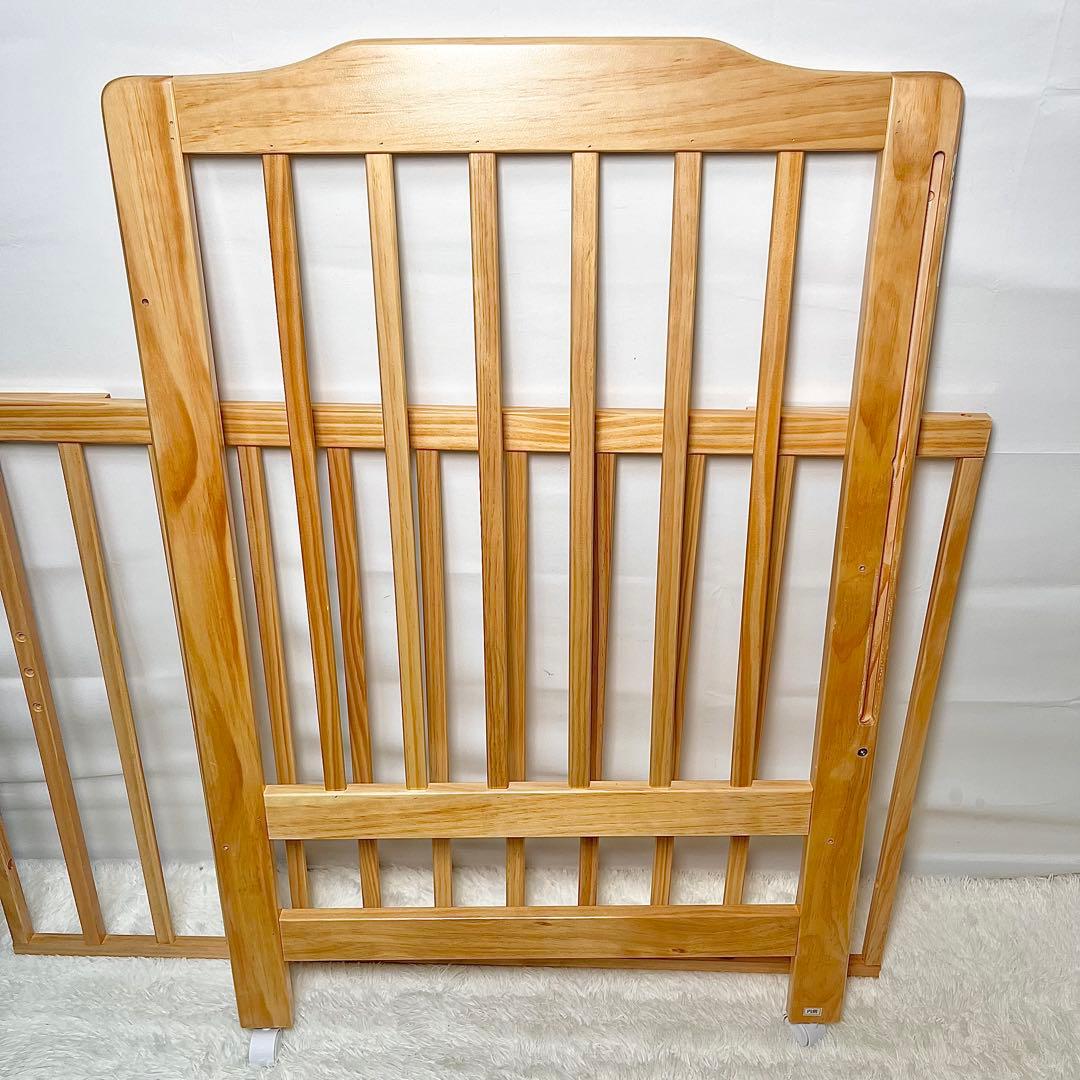 【美品】KATOJI ベビーベッド ハイシートタイプ 02020