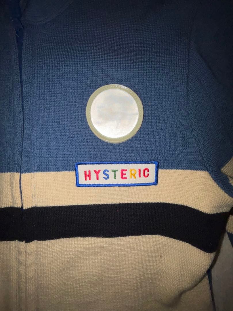 HYSTERIC GLAMOUR ニットライダースジャケット