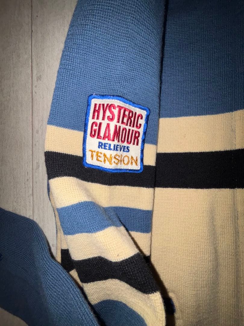 HYSTERIC GLAMOUR ニットライダースジャケット