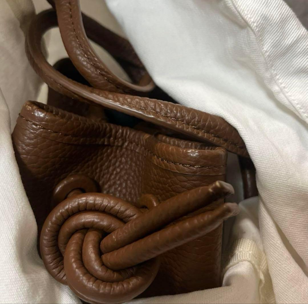 VASIC ブラウンレザー スモールスモール　保存袋付き