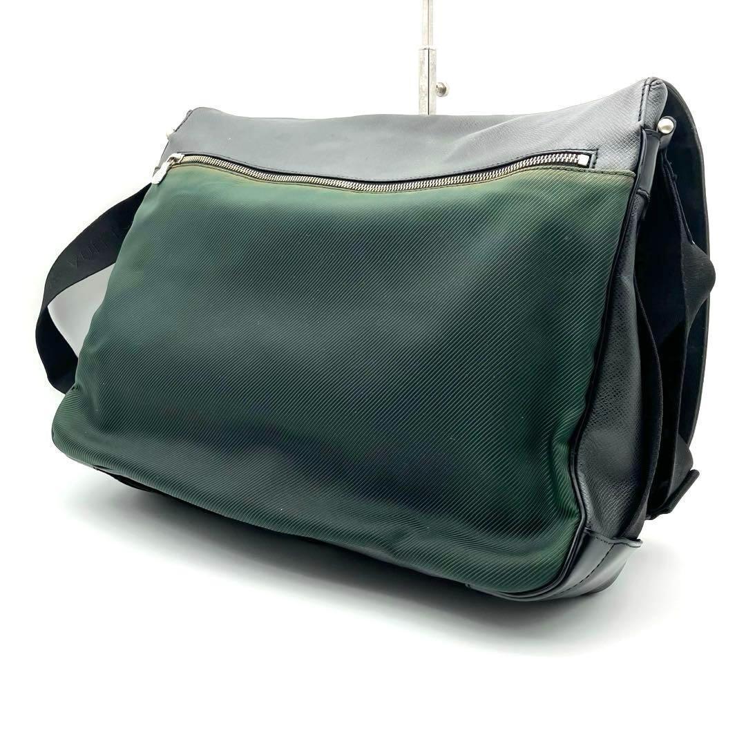 ルイヴィトン タイガ デルスー レザー ショルダーバッグ メッセンジャーバッグ