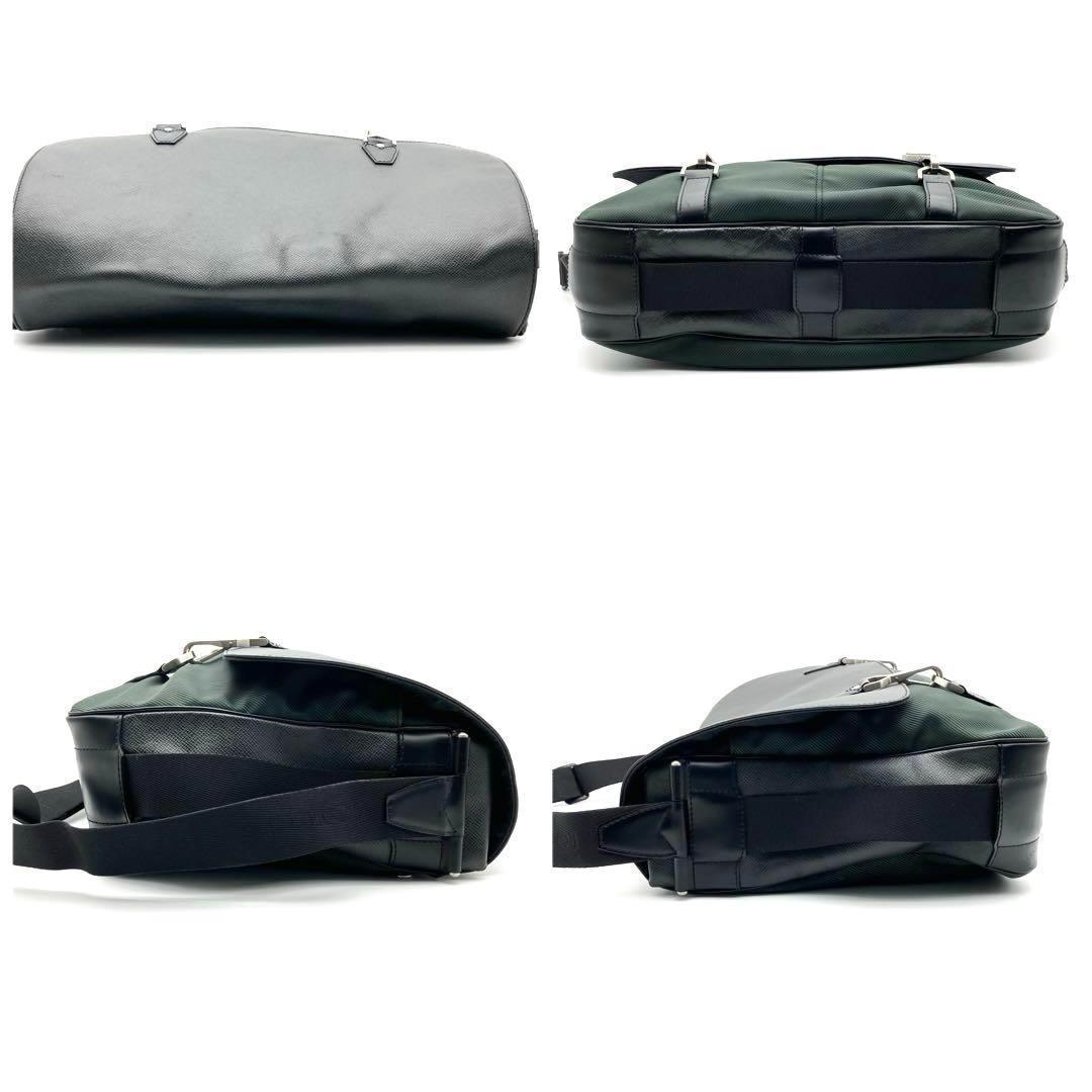 ルイヴィトン タイガ デルスー レザー ショルダーバッグ メッセンジャーバッグ