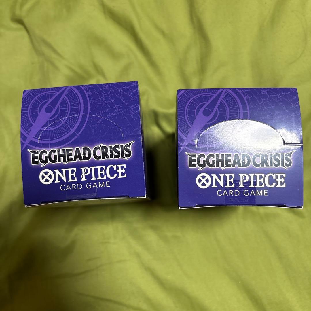 ワンピースエッグヘッドクライシス未開封テープ付き2BOX