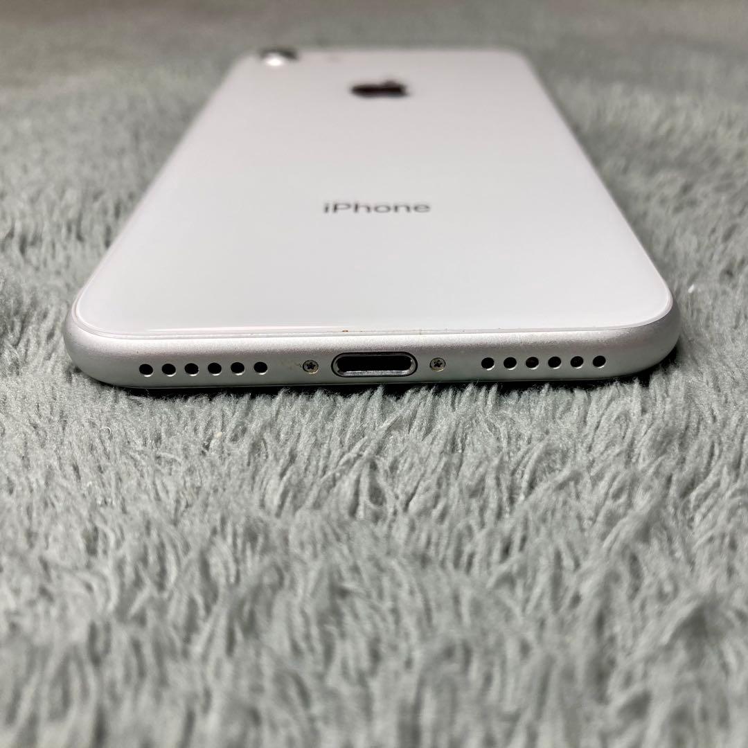 【美品】iPhone 8 64GB ホワイト SIMフリー 純正バッテリー 本体