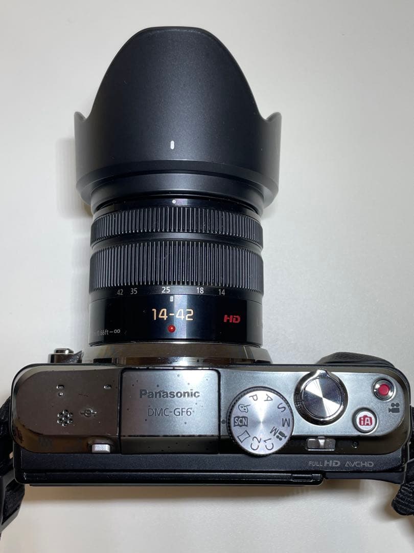 動作◎【美品】LUMIX DMC-GF6 ダブルズームレンズ（プロテクター付）