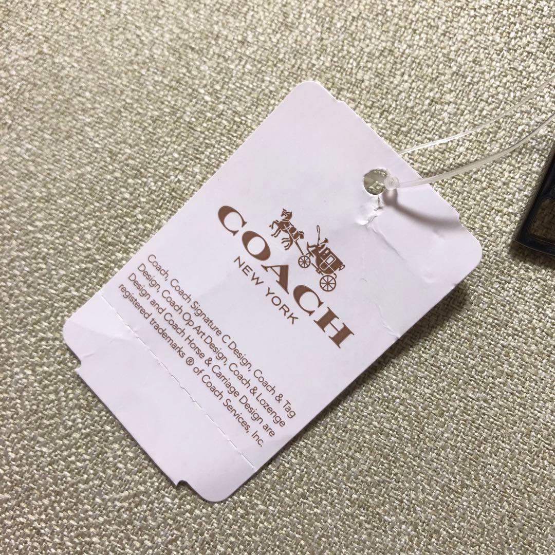 【新品】COACH コーチ メンズ アコーディオン シグネチャー レザー 長財布