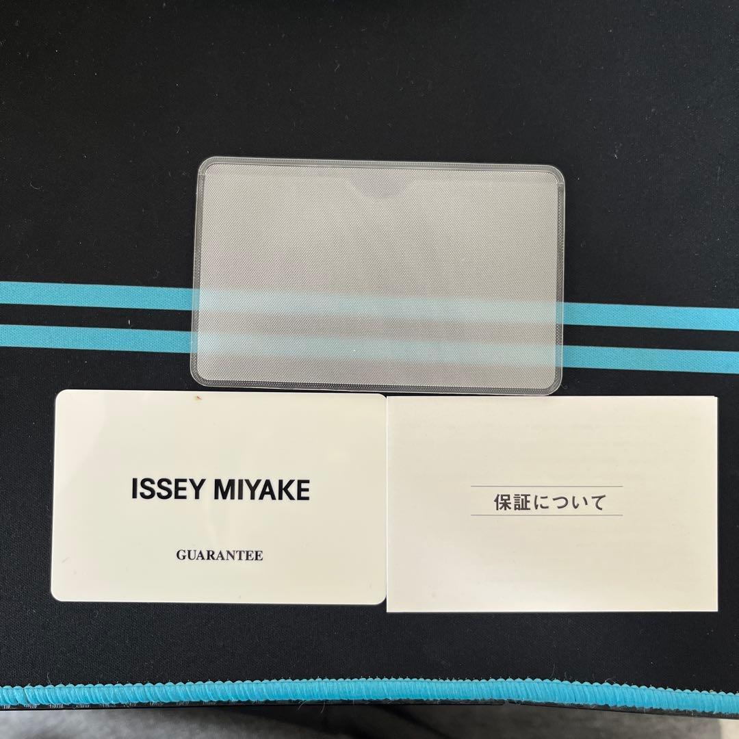 issey miyake 腕時計 ブラック レザー