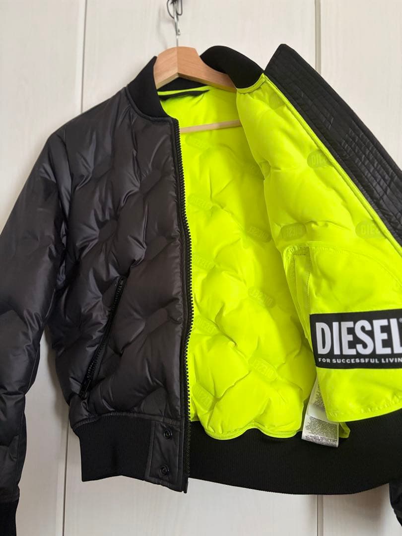 DIESEL ボンバージャケット ダウンジャケット ブラック Mサイズ