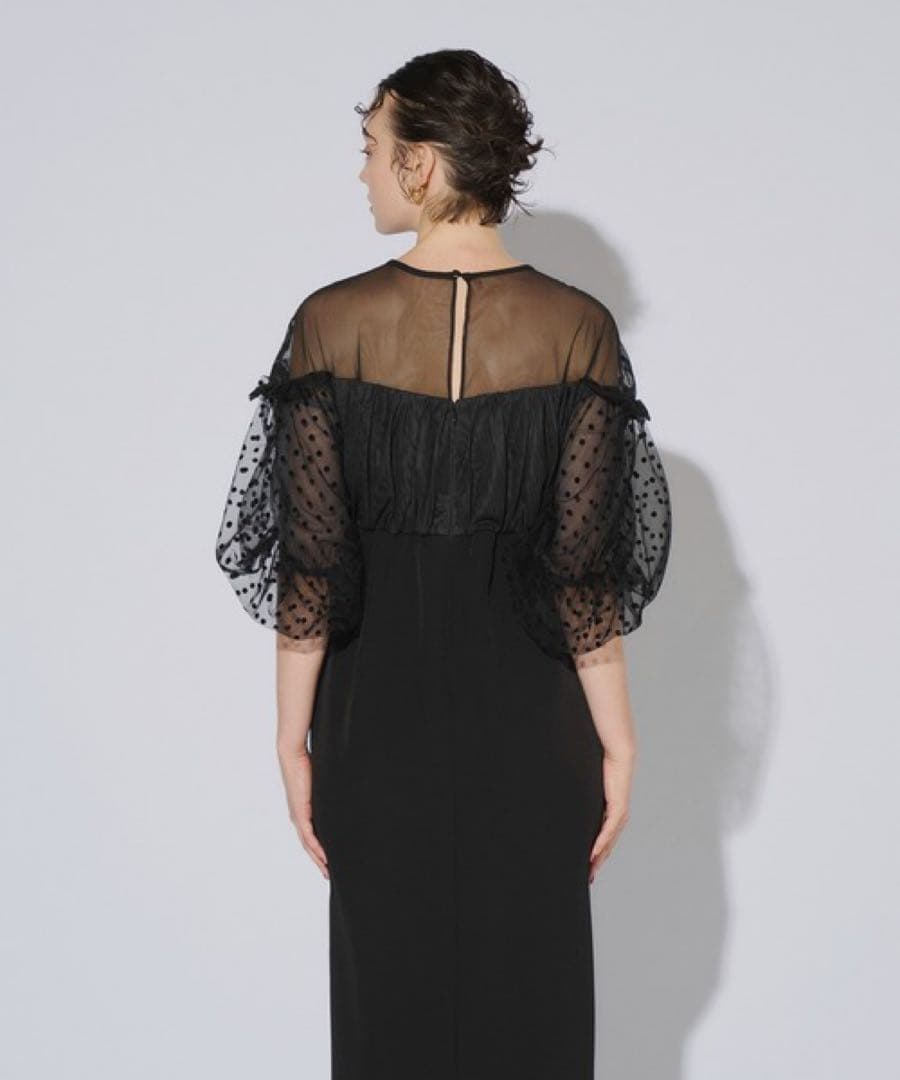 スーツ・フォーマル・ドレス ANDRESD flocky dot one piece