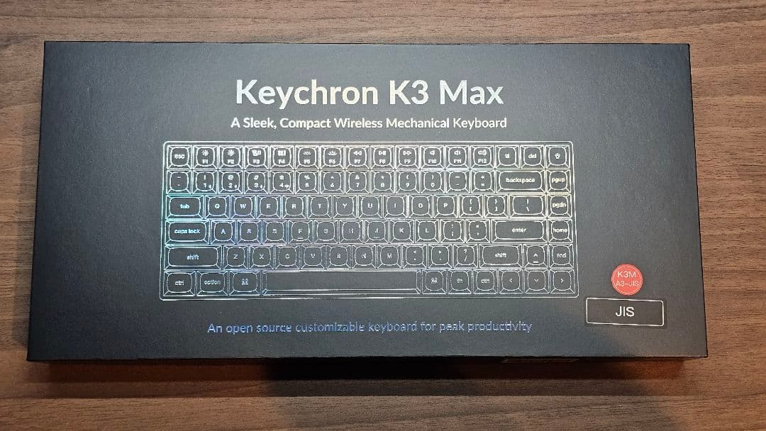 keychron K3 Max JIS 茶軸 白色LED