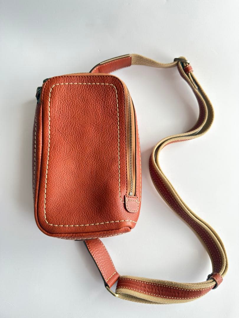 土屋鞄 トーンオイルヌメ ボディーポシェット ブラウン