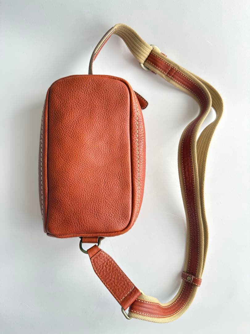 土屋鞄 トーンオイルヌメ ボディーポシェット ブラウン