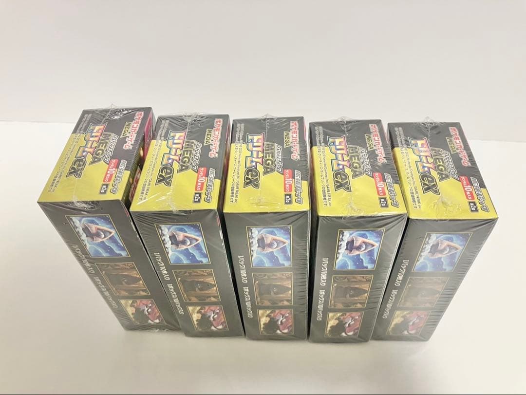 ポケモンカードゲーム MEGAドリームex シュリンク付き 5BOX